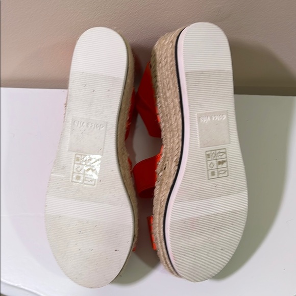Dolce Vita Orange Espadrille Platform Sandals very cute - Picture 4 of 5